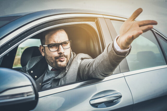 aggressive driver